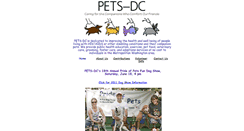 Desktop Screenshot of petsdc.org